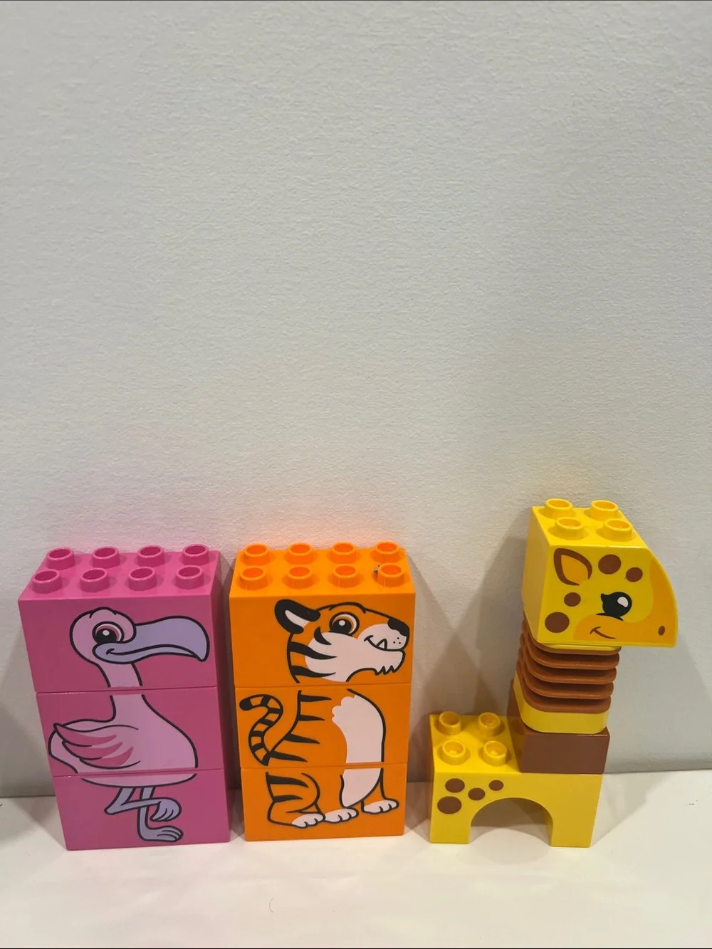LEGO DUPLO Animals - Tiger, Flamingo, Giraffe, Elephant